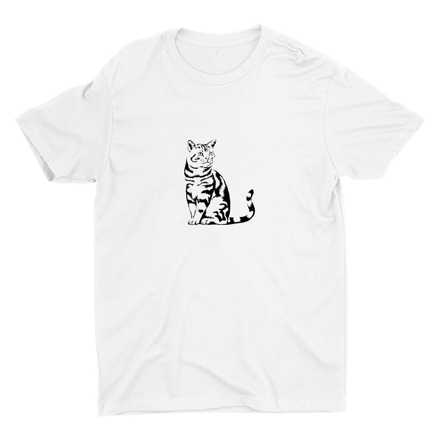 Kitten Sticker Cotton Tee