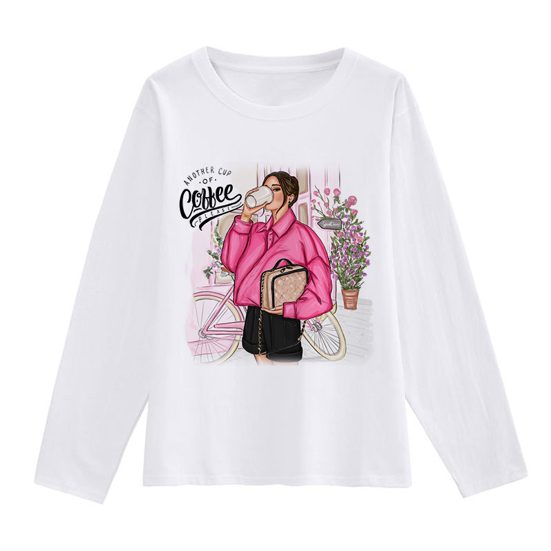 Style P : I Love Coffee Women White T-Shirt