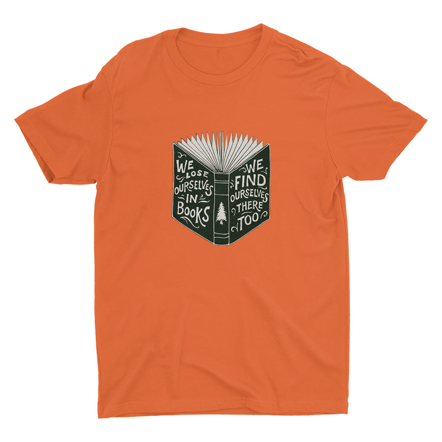 WE FIND OURSELVES IN BOOKS Cotton Tee
