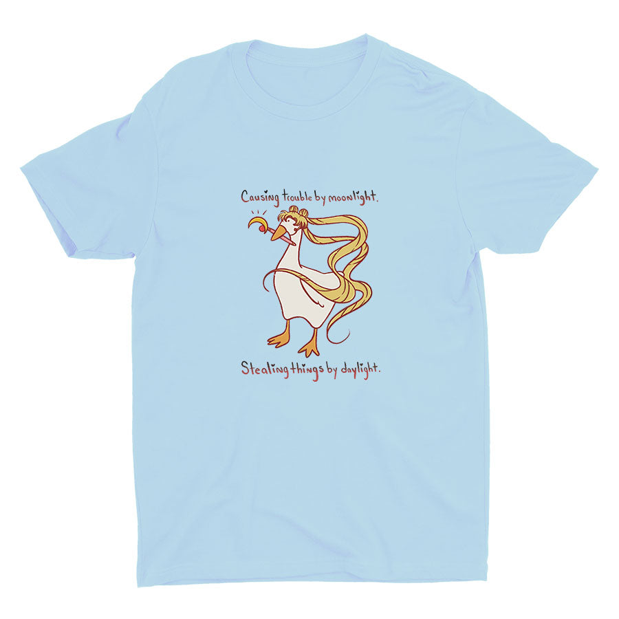 Causing Trouble By Moonlight Cotton Tee