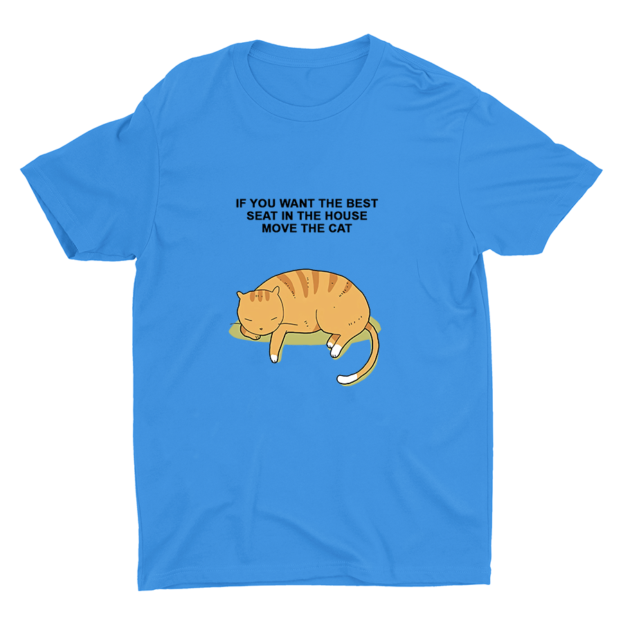 Just Move The Cat Cotton Tee