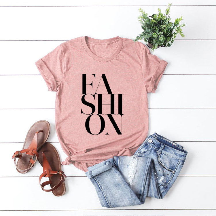 Fashion Multicolor Print T-Shirt N