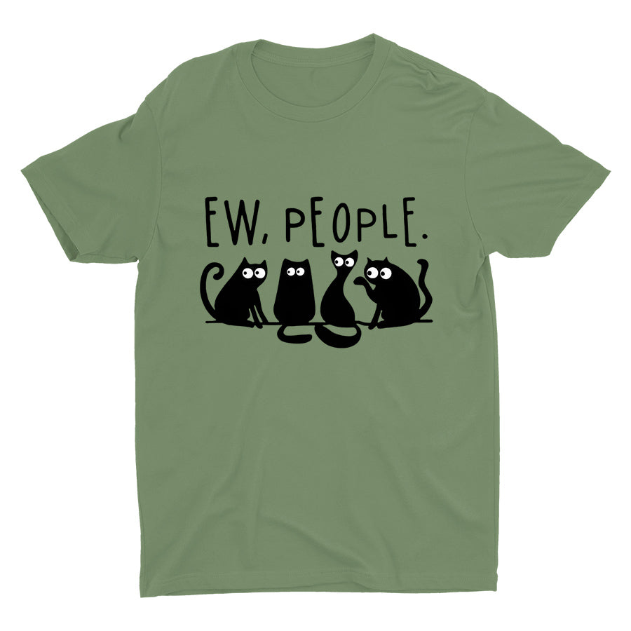 Ew People Cats Cotton Tee