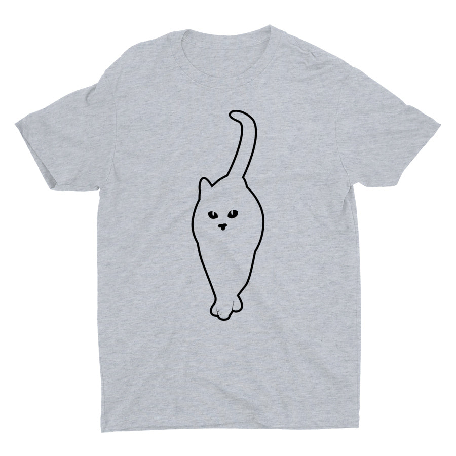 Cute Cat Graphic Cotton Tee