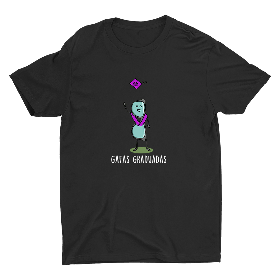 Graduation Of Glasses Cotton Tee