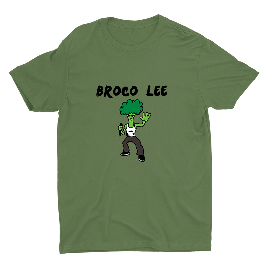 Funny "BROCO LEE" Printed Cotton Tee
