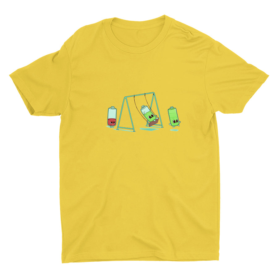 Charging Batteries Cotton Tee