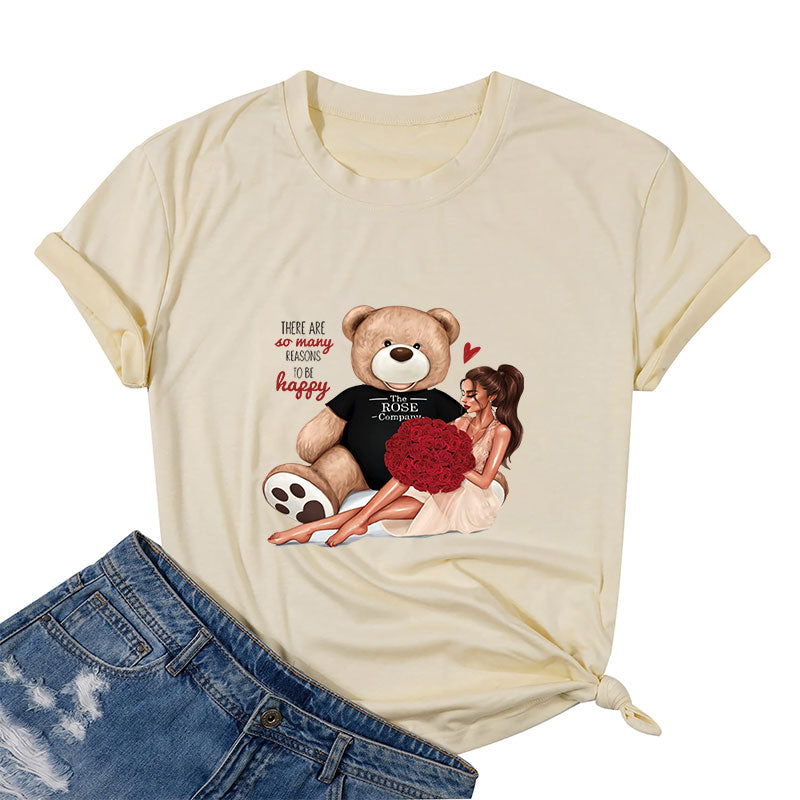 "There are So Many Reasons for Be Happy" Cotton Tee