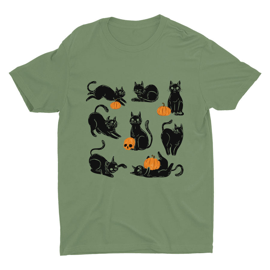 Halloween For Cat Cotton Tee