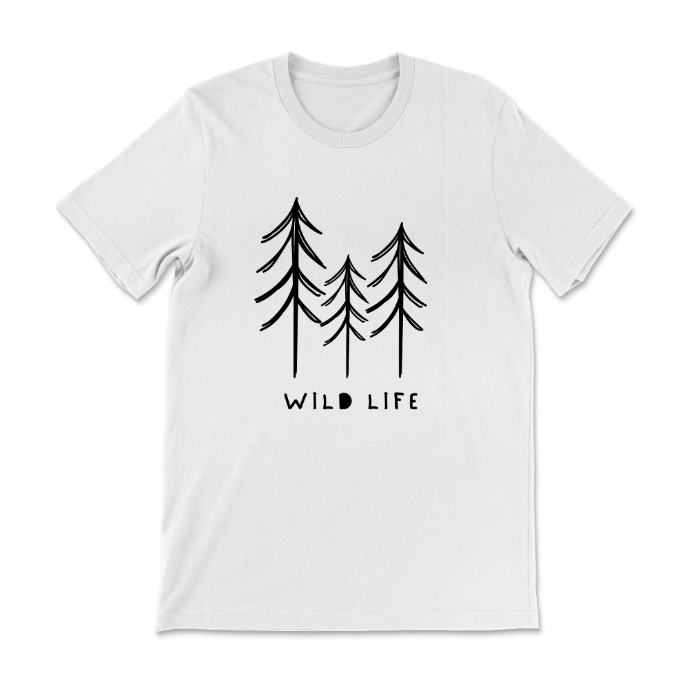 Simple Wild Life Cotton Tee