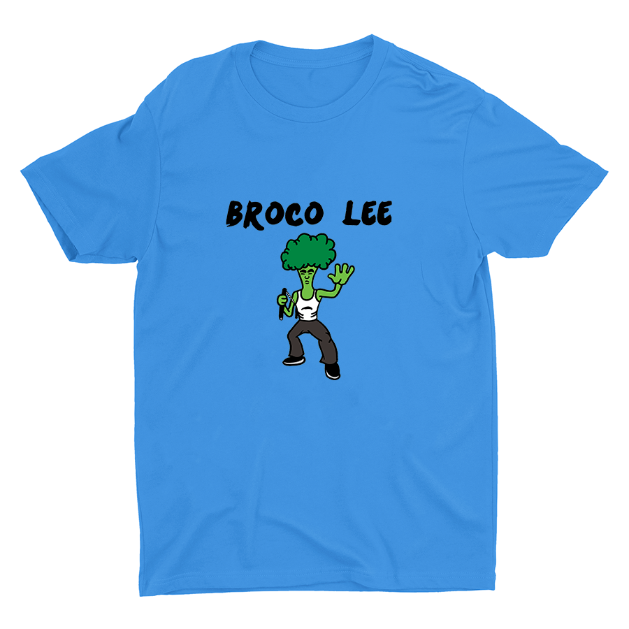 Funny "BROCO LEE" Printed Cotton Tee