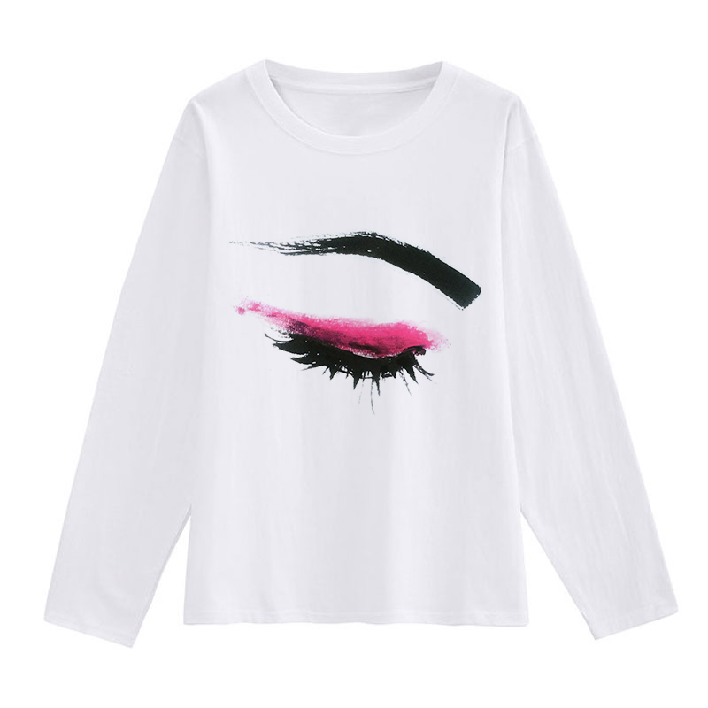 Style V : Makeup Becomes Delicate Female White T-Shirt