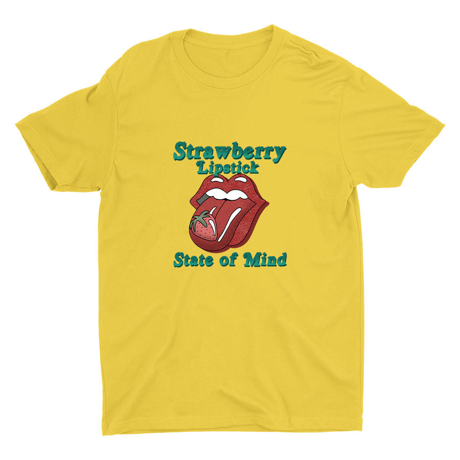 Strawberry Lipstick Cotton Tee