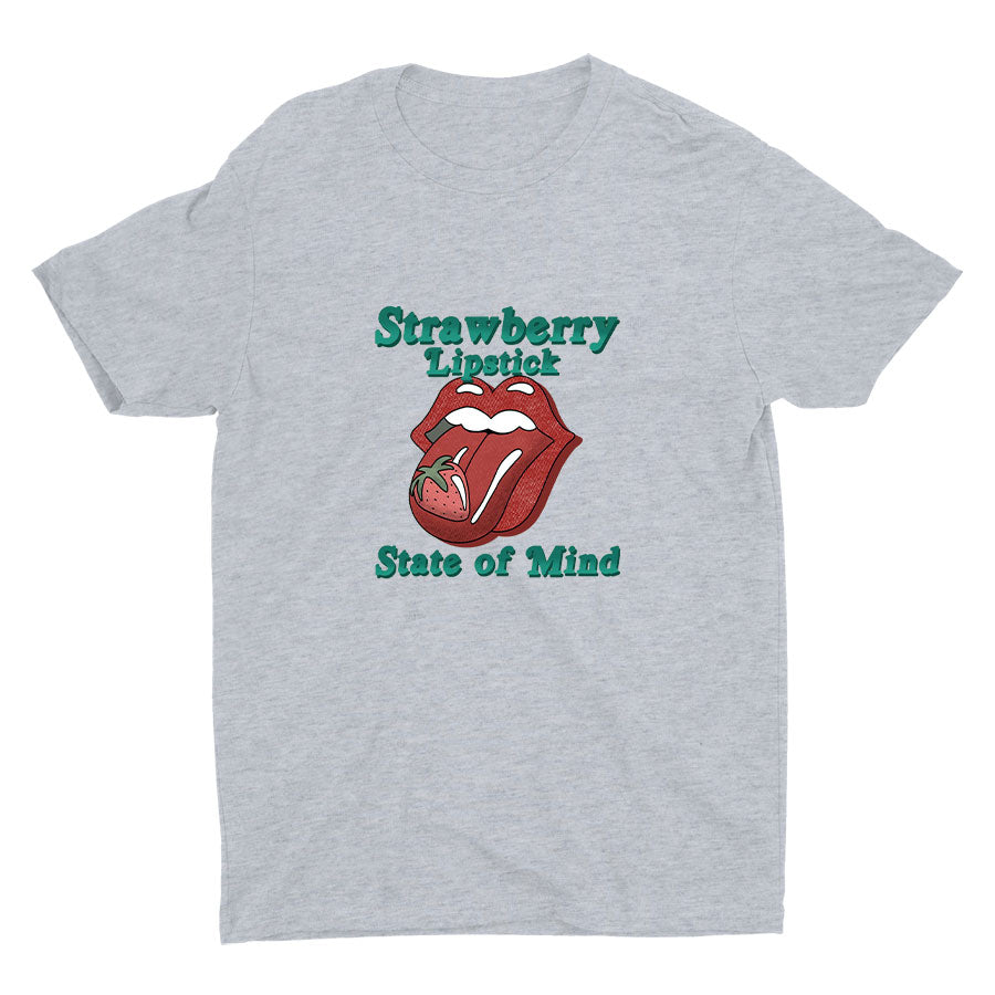 Strawberry Lipstick Cotton Tee