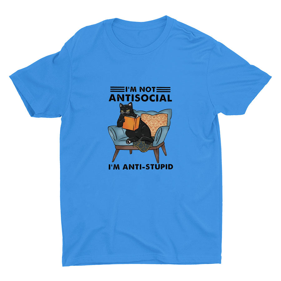 I′M NOT ANTISOCIAL Cotton Tee