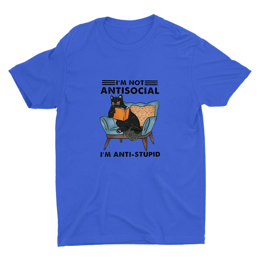 I′M NOT ANTISOCIAL Cotton Tee