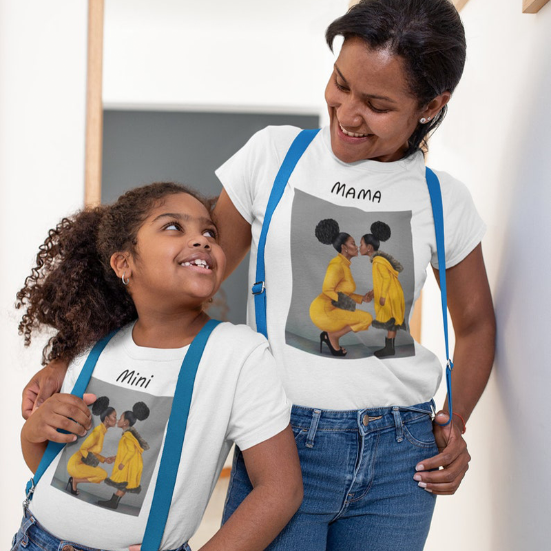 Mommy&Me matching tshirts L