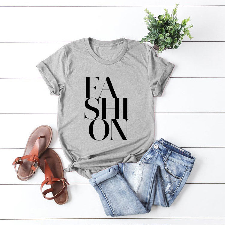 Fashion Multicolor Print T-Shirt N