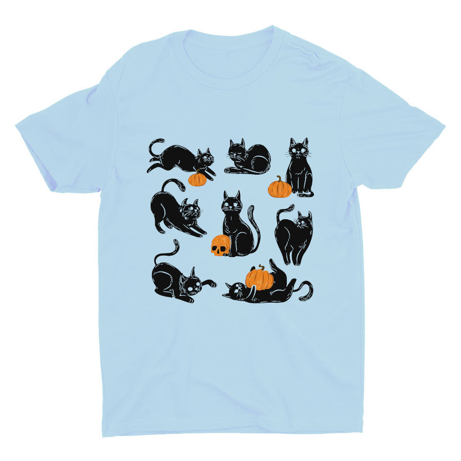 Halloween For Cat Cotton Tee