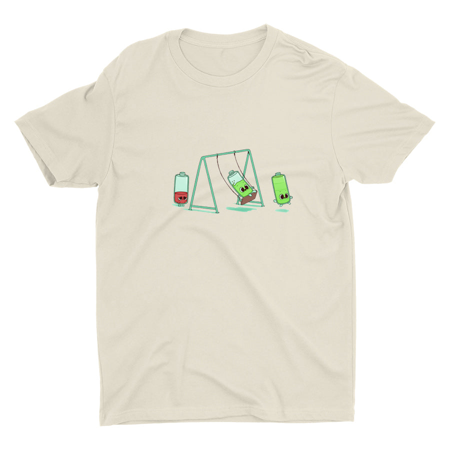Charging Batteries Cotton Tee