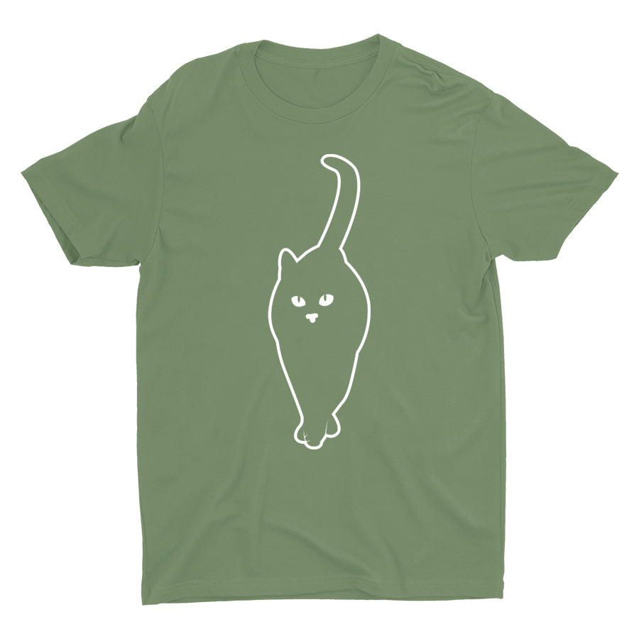 Cute Cat Graphic Cotton Tee