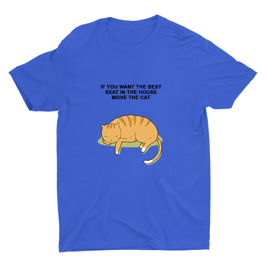 Just Move The Cat Cotton Tee
