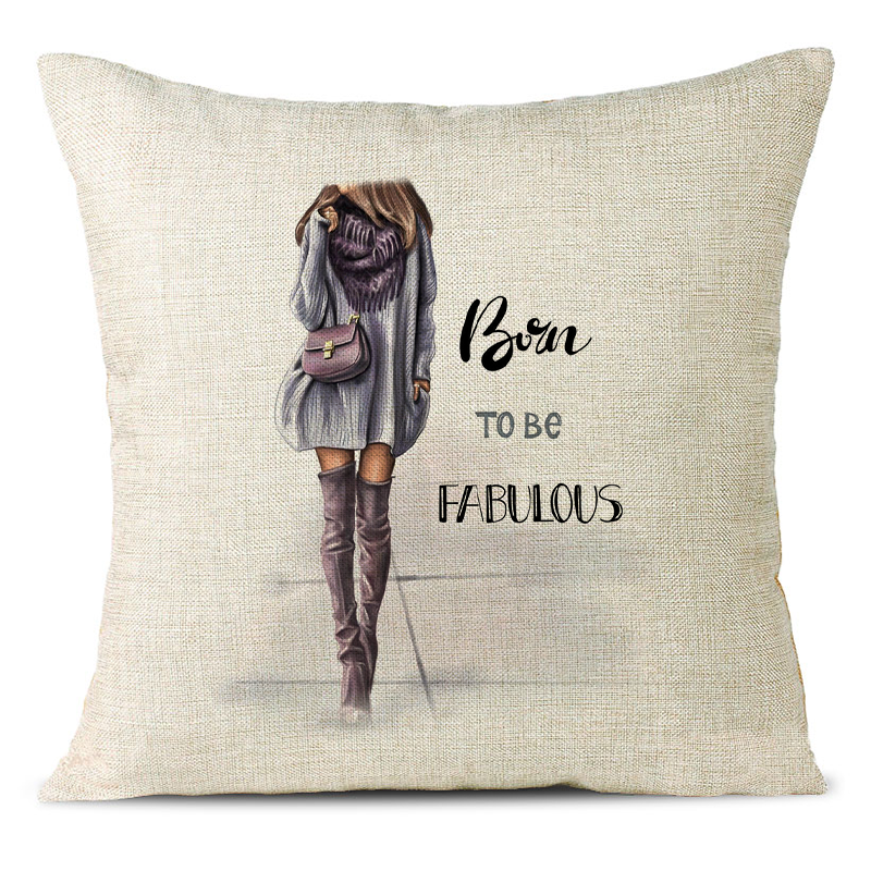 Hello Winter Linen Pillowcase