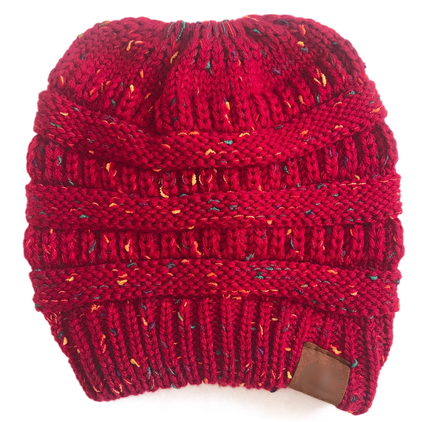 CC Point Yarn Messy Bun Beanie-Buy 1 Get 2 Free