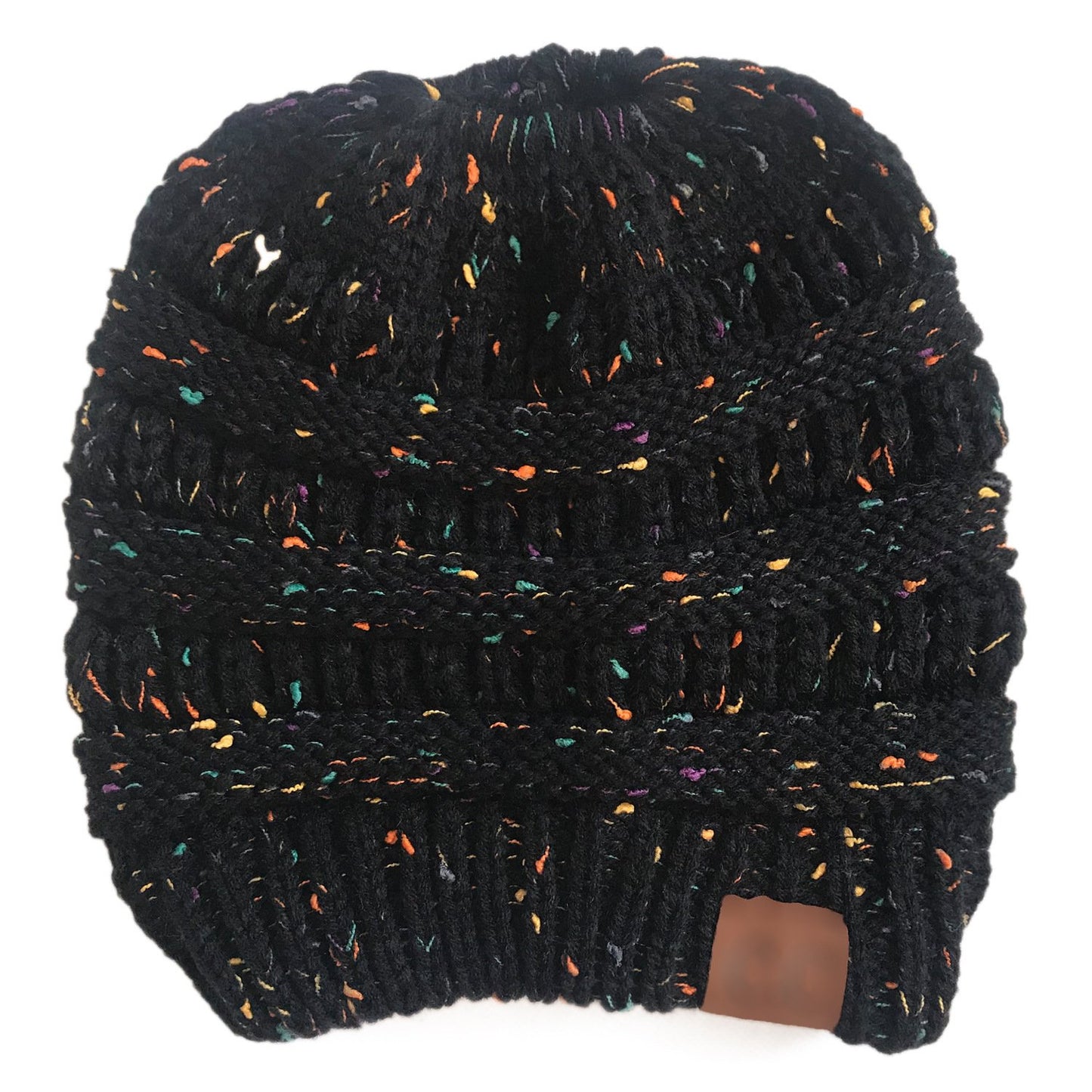CC Point Yarn Messy Bun Beanie-Buy 1 Get 2 Free