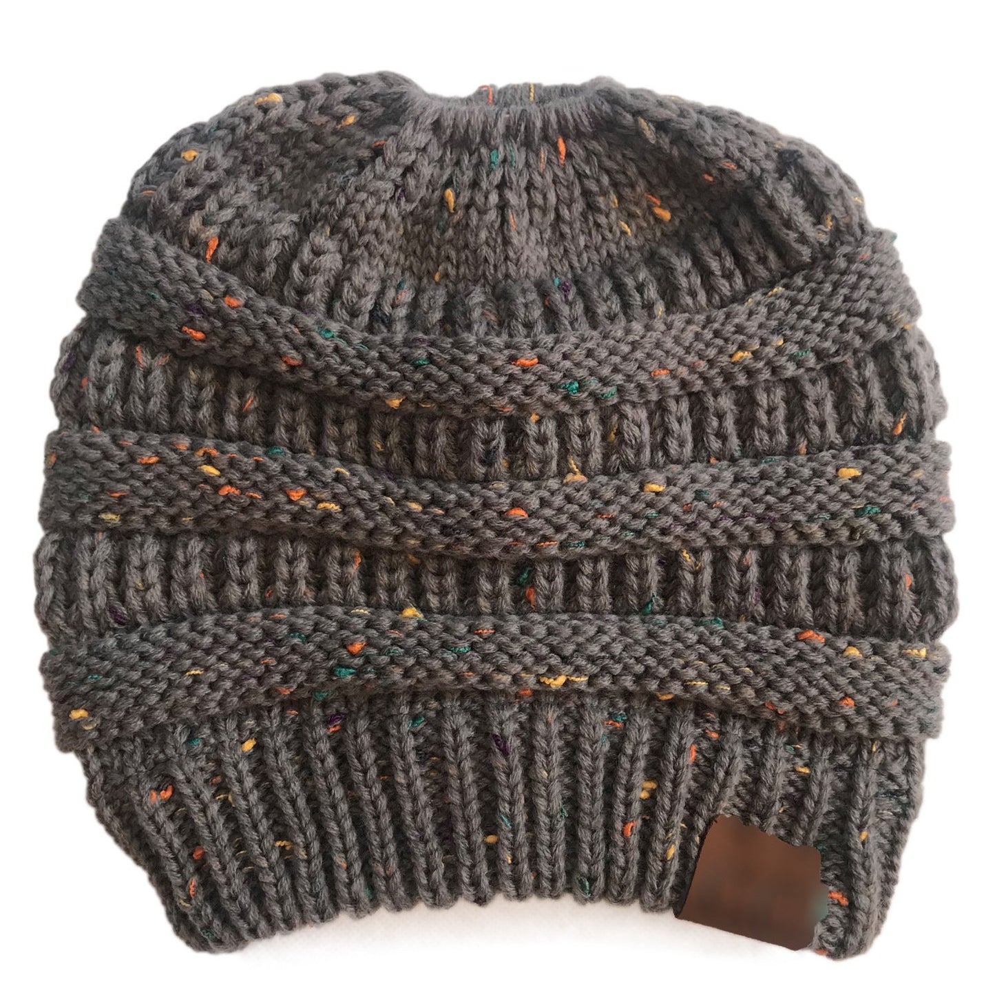 CC Point Yarn Messy Bun Beanie-Buy 1 Get 2 Free