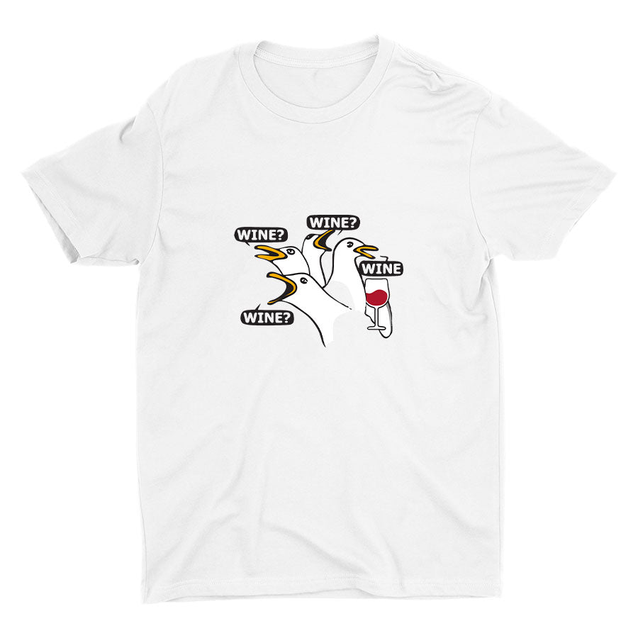 How Does Seagull Sounds Like? Cotton Tee