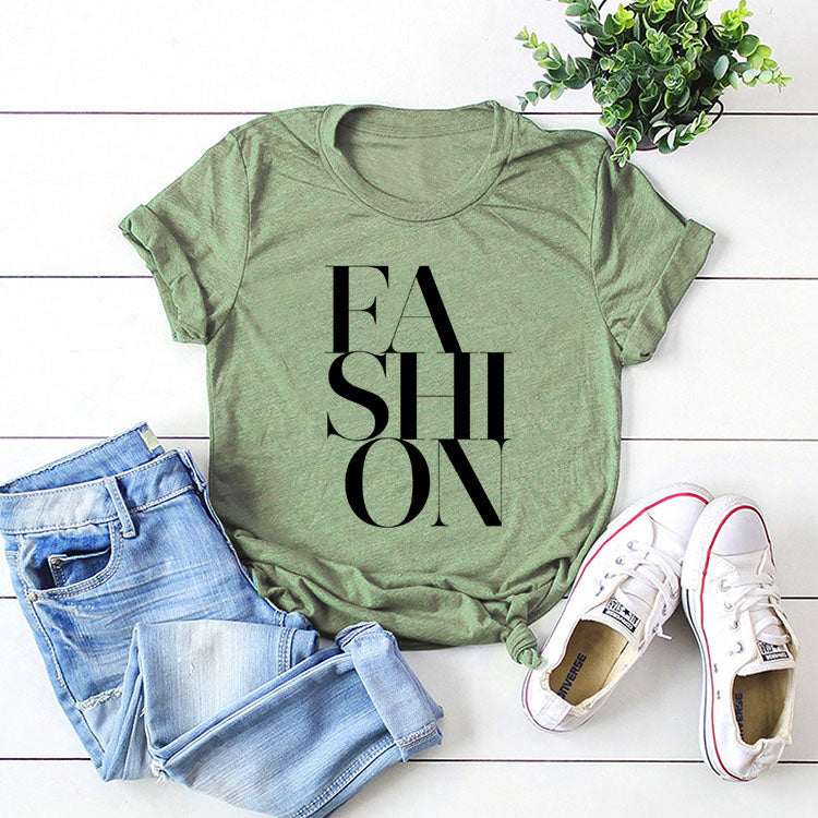 Fashion Multicolor Print T-Shirt N