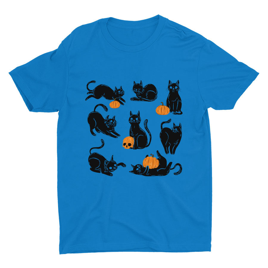 Halloween For Cat Cotton Tee