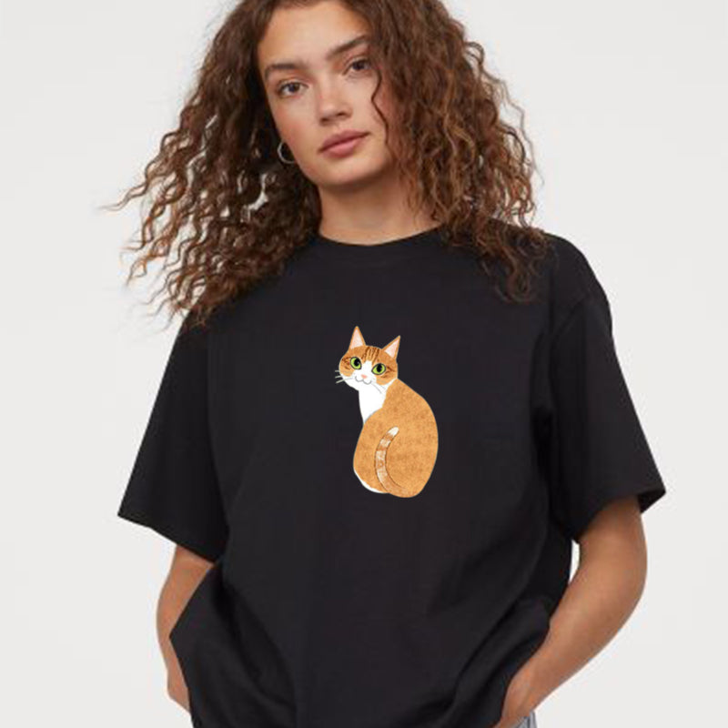 Hi I′M A Cat Cotton Tee