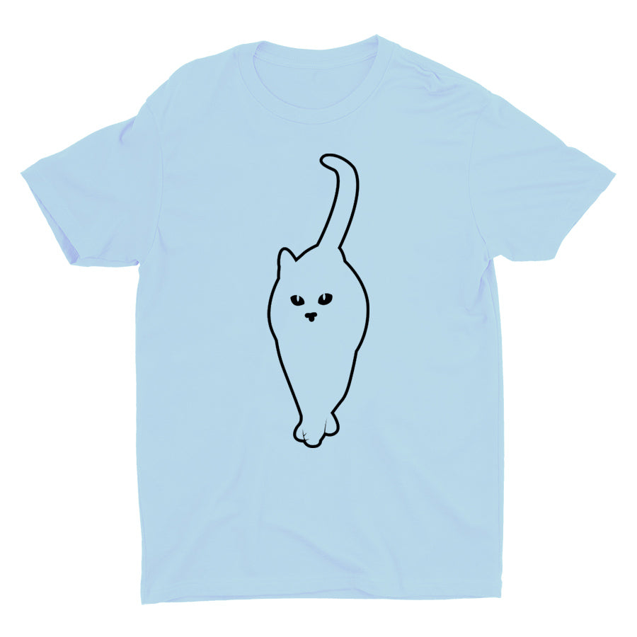 Cute Cat Graphic Cotton Tee
