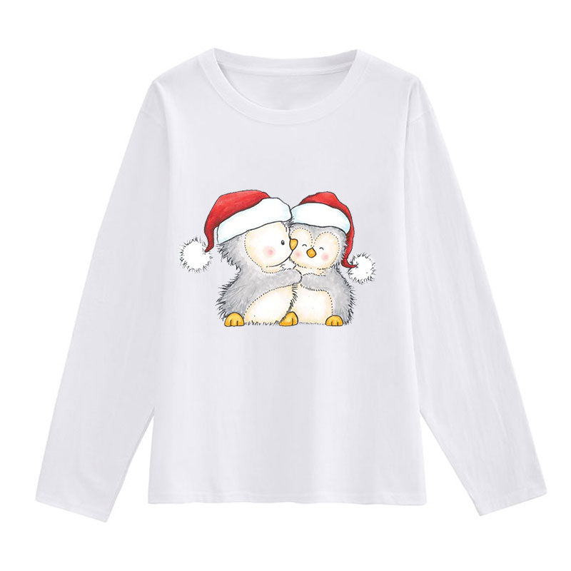 Merry Christmas Women White T-Shirt T