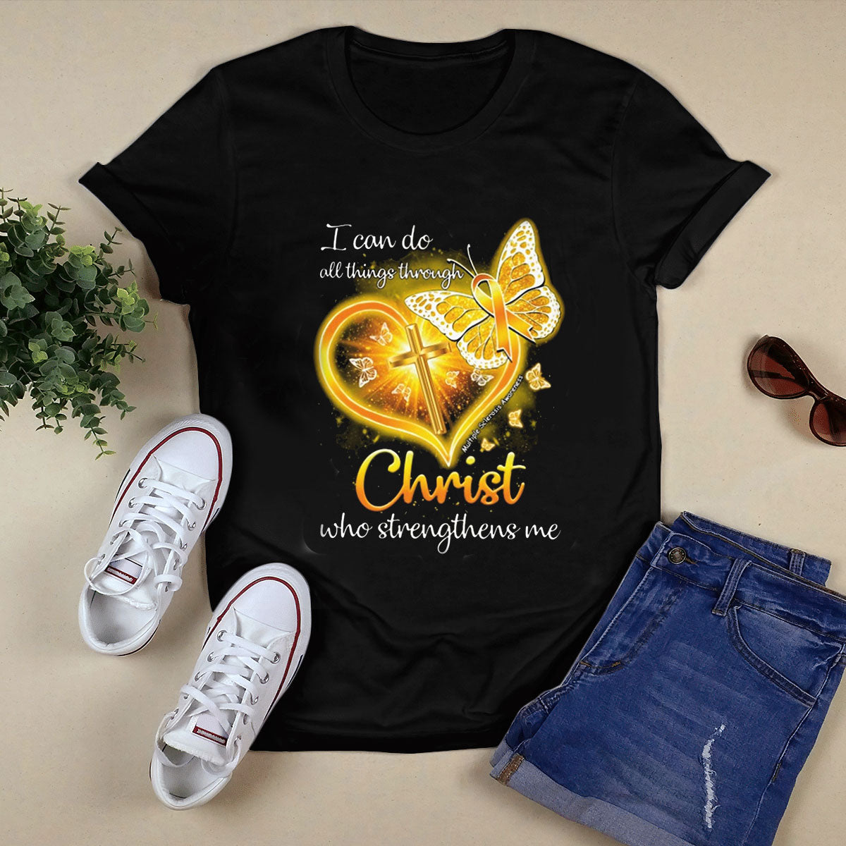 I Love Jesus Black T-Shirt S