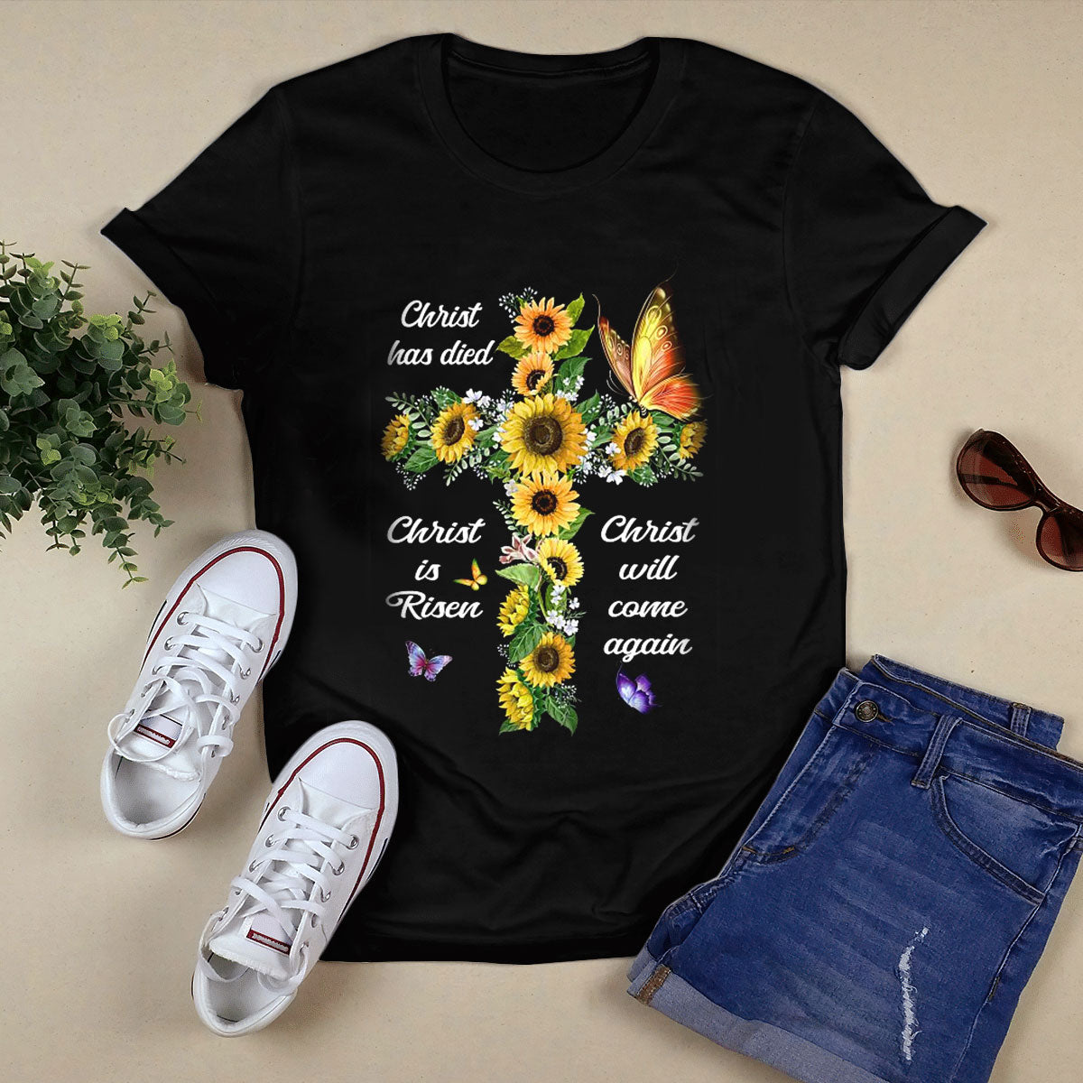 I Love Jesus Black T-Shirt H