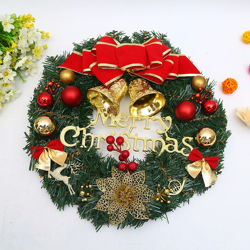 Christmas Bells Door Garland 30cm