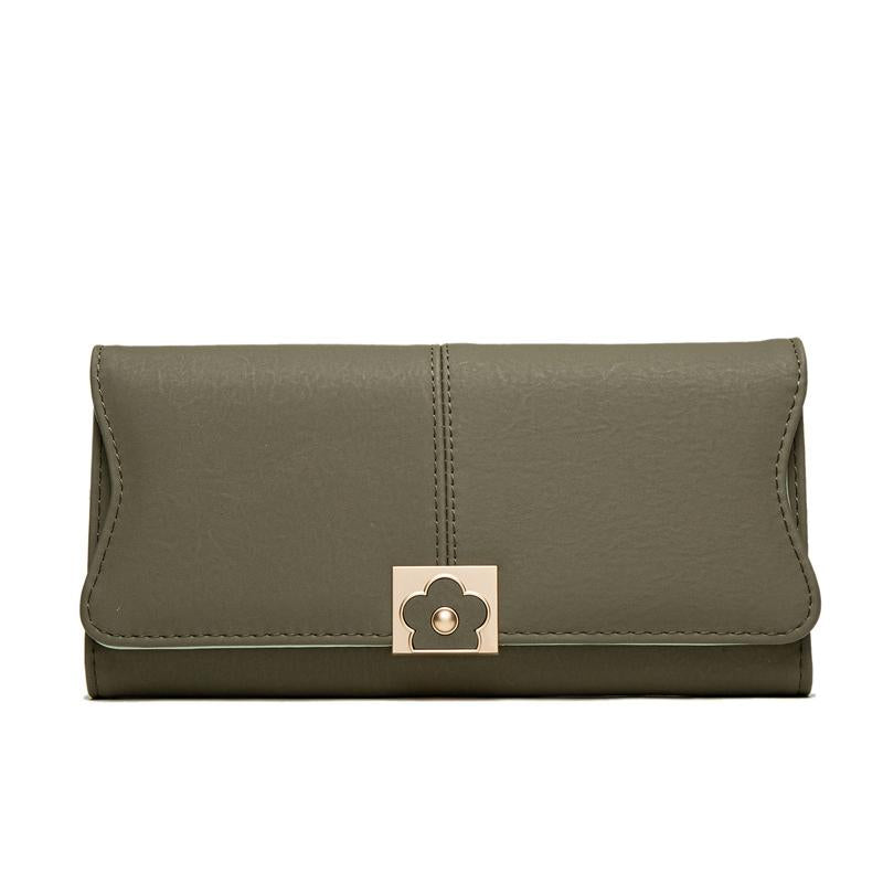 Extended Flower Buckle Multifunctional Wallet