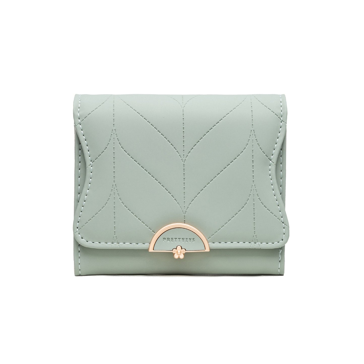 Leaf Ripple Embossed Wallet