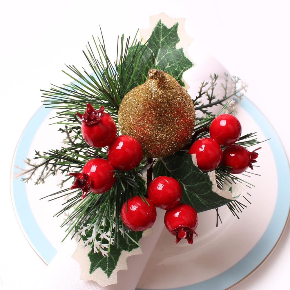Christmas Napkin Ring 12Pcs