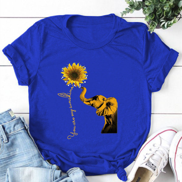 You Are My Sunshine Round Neck T-shirt