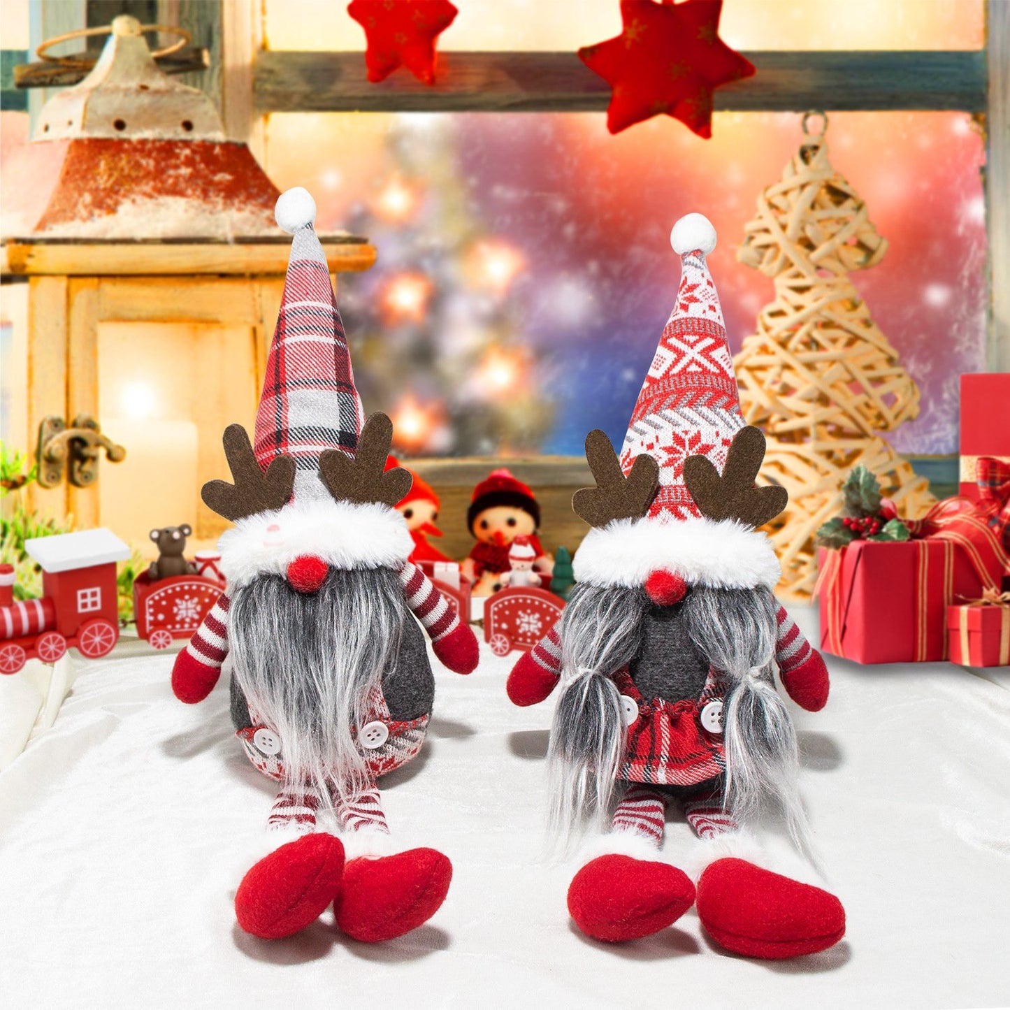 Christmas Elk Dwarf Decoration Ornaments