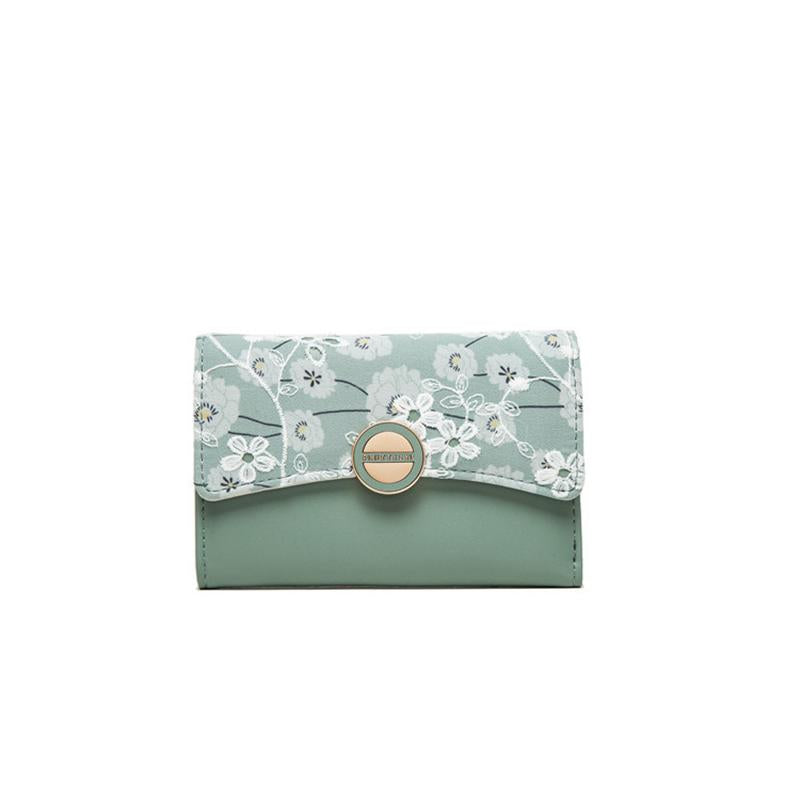 Lace Flower Filp Cover Wallet
