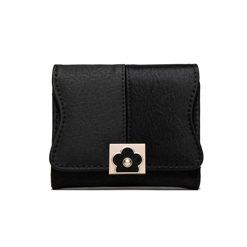 Flower Buckle Multifunctional Wallet