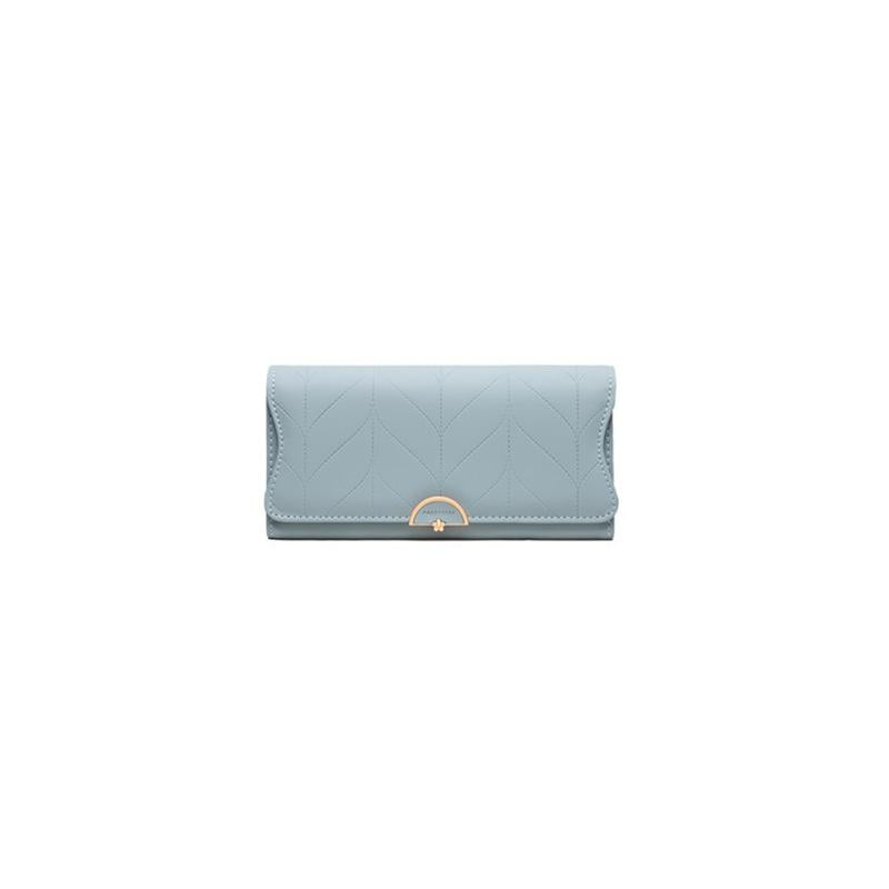 Extended Leaf Ripple Embossed Wallet