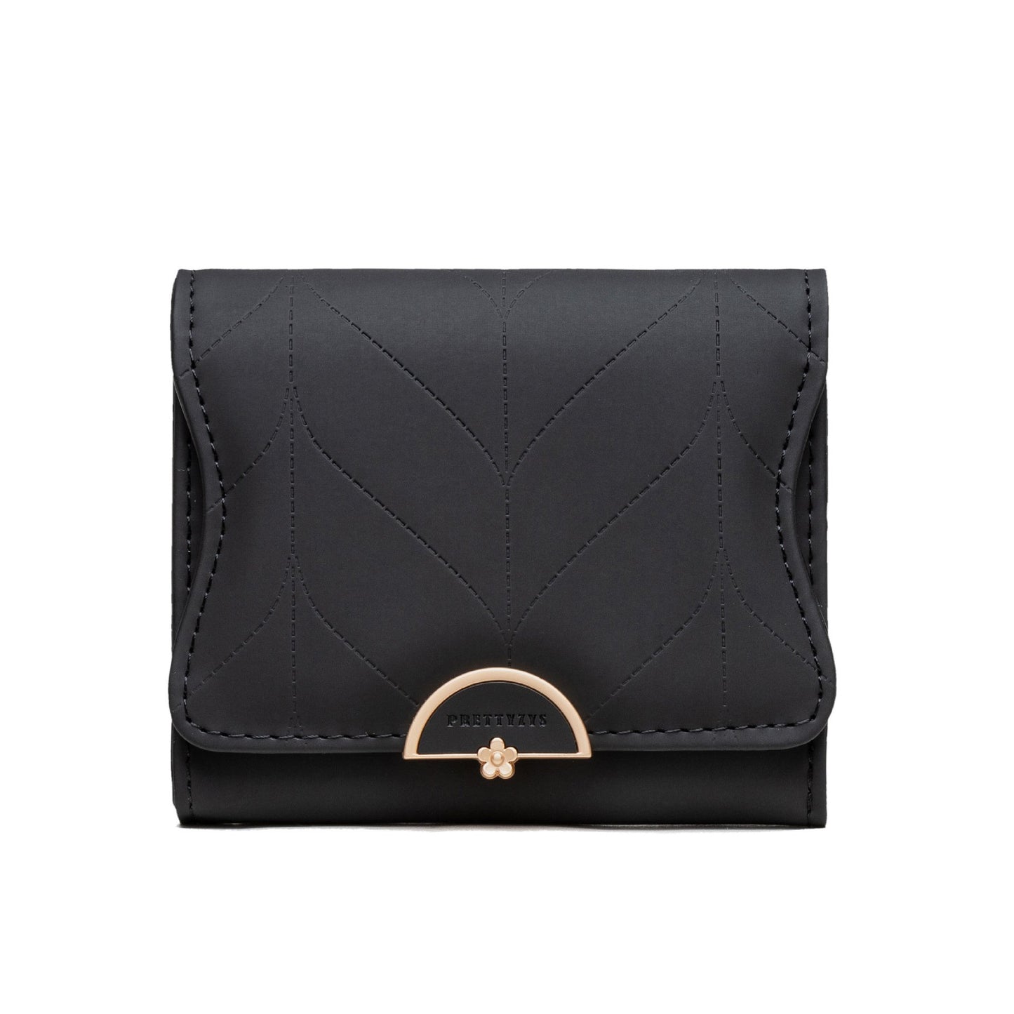 Leaf Ripple Embossed Wallet