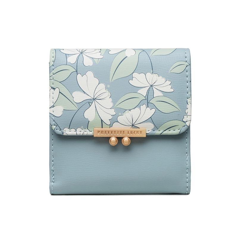 Short Tri-fold Printed Wallet
