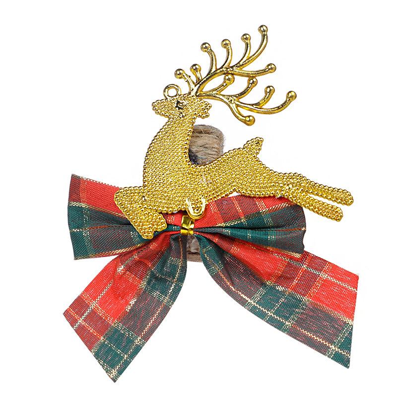 Christmas Bow Napkin Ring 6Pcs